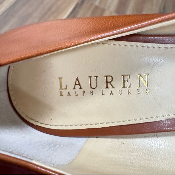 Ralph Lauren Brown Leather Heels - Picture 4 of 8